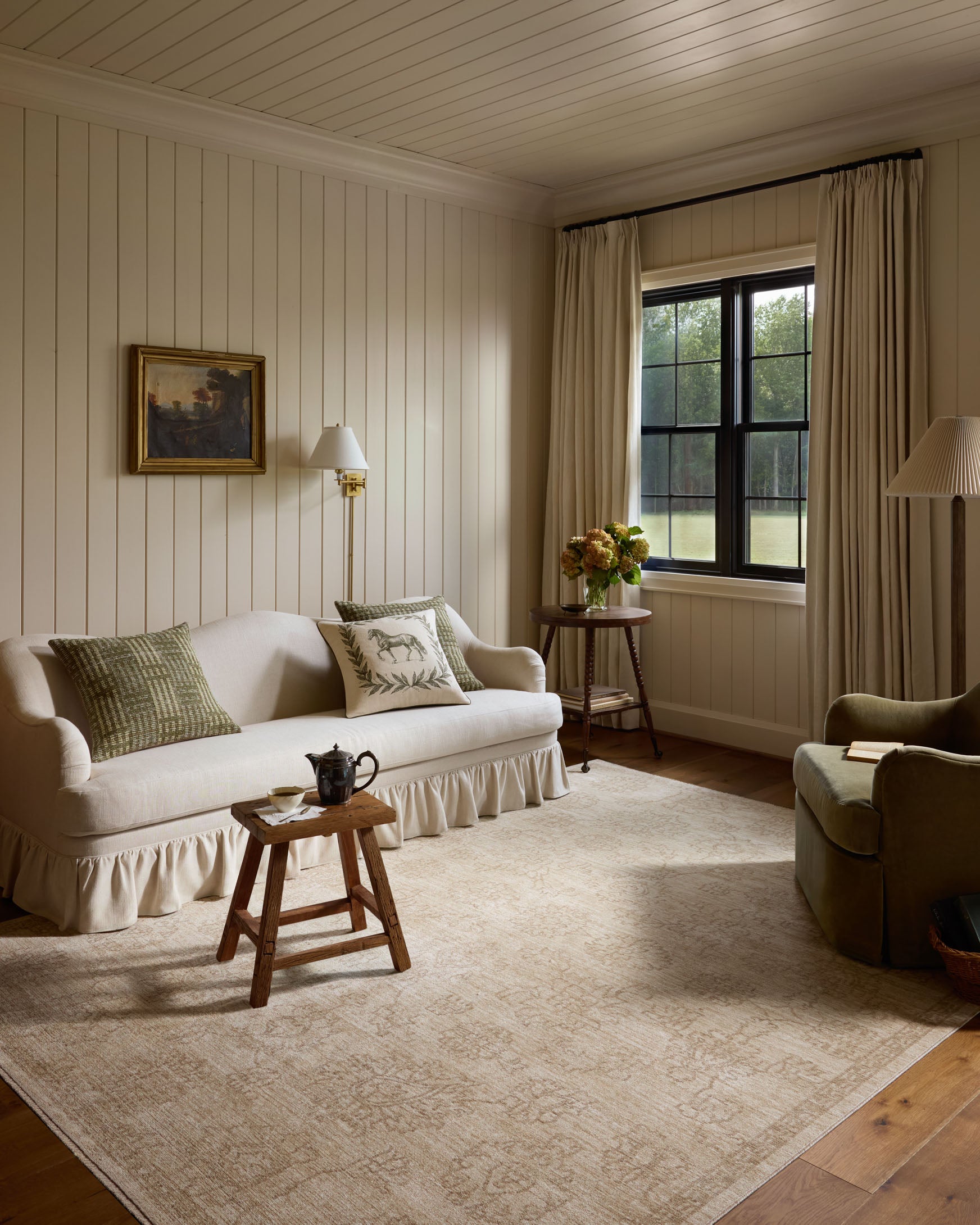 Chris Loves Julia x Loloi Miriam Ivory / Neutral Rug - Rug & Weave