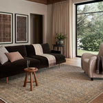 Amber Lewis x Loloi Molly Denim / Gold Rug 0-RUGS-patterned Loloi