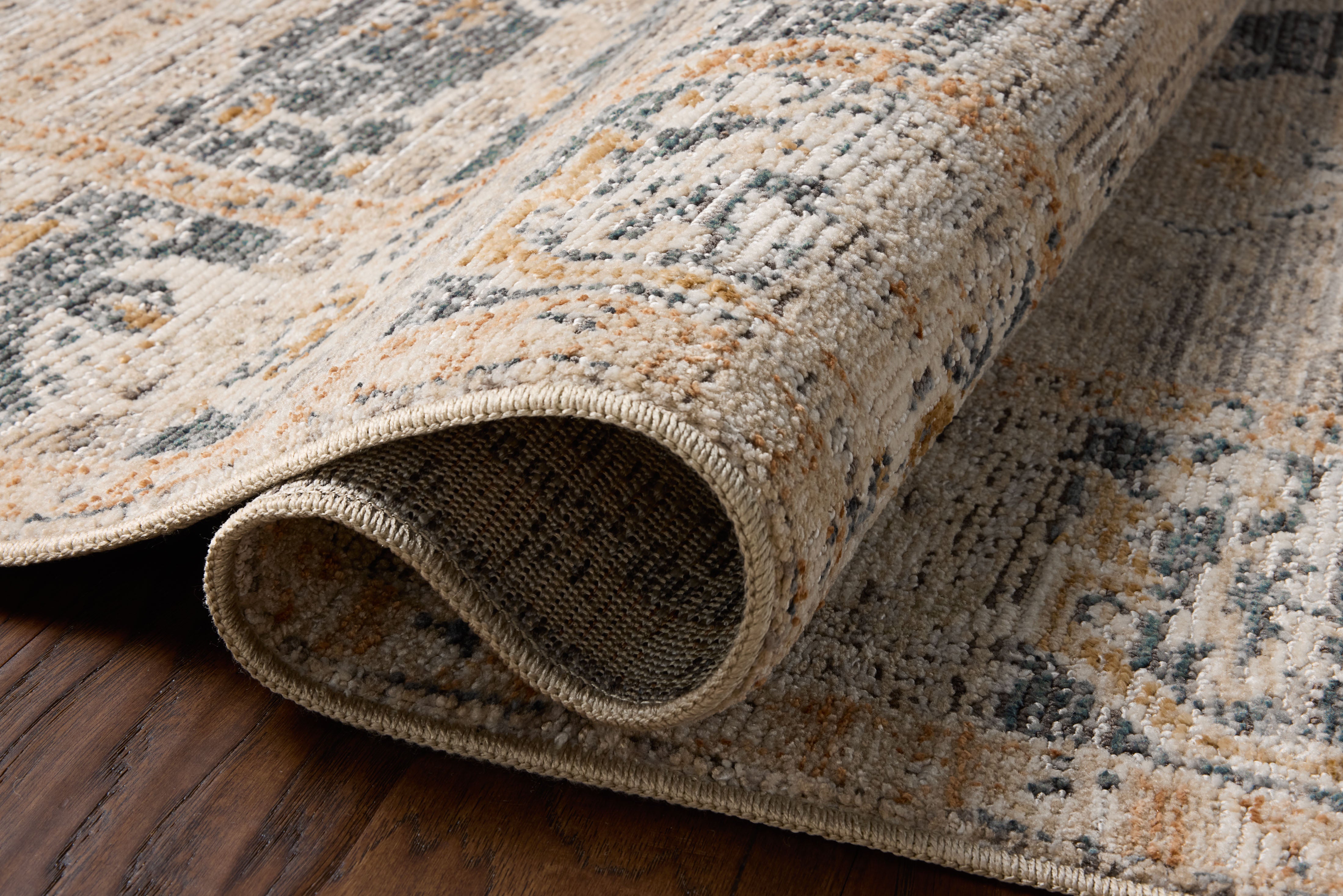 Loloi Milena Natural / Ivory Rug RUGS - synthetic Loloi 18" x 18"