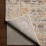 Loloi Milena Charcoal / Apricot Rug RUGS - synthetic Loloi