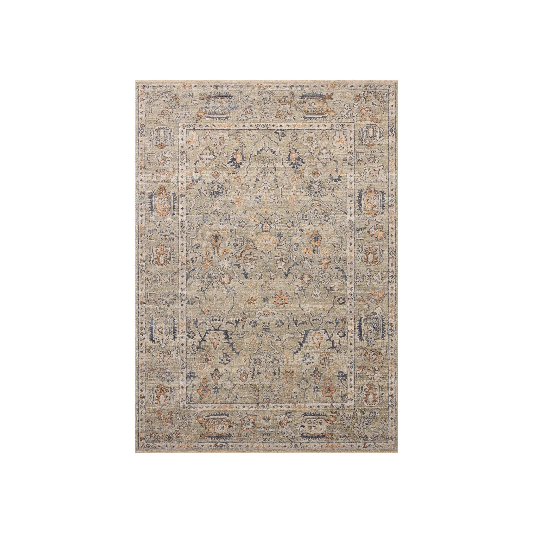 Loloi Milena Sage / Multi Rug, 18" x 18"