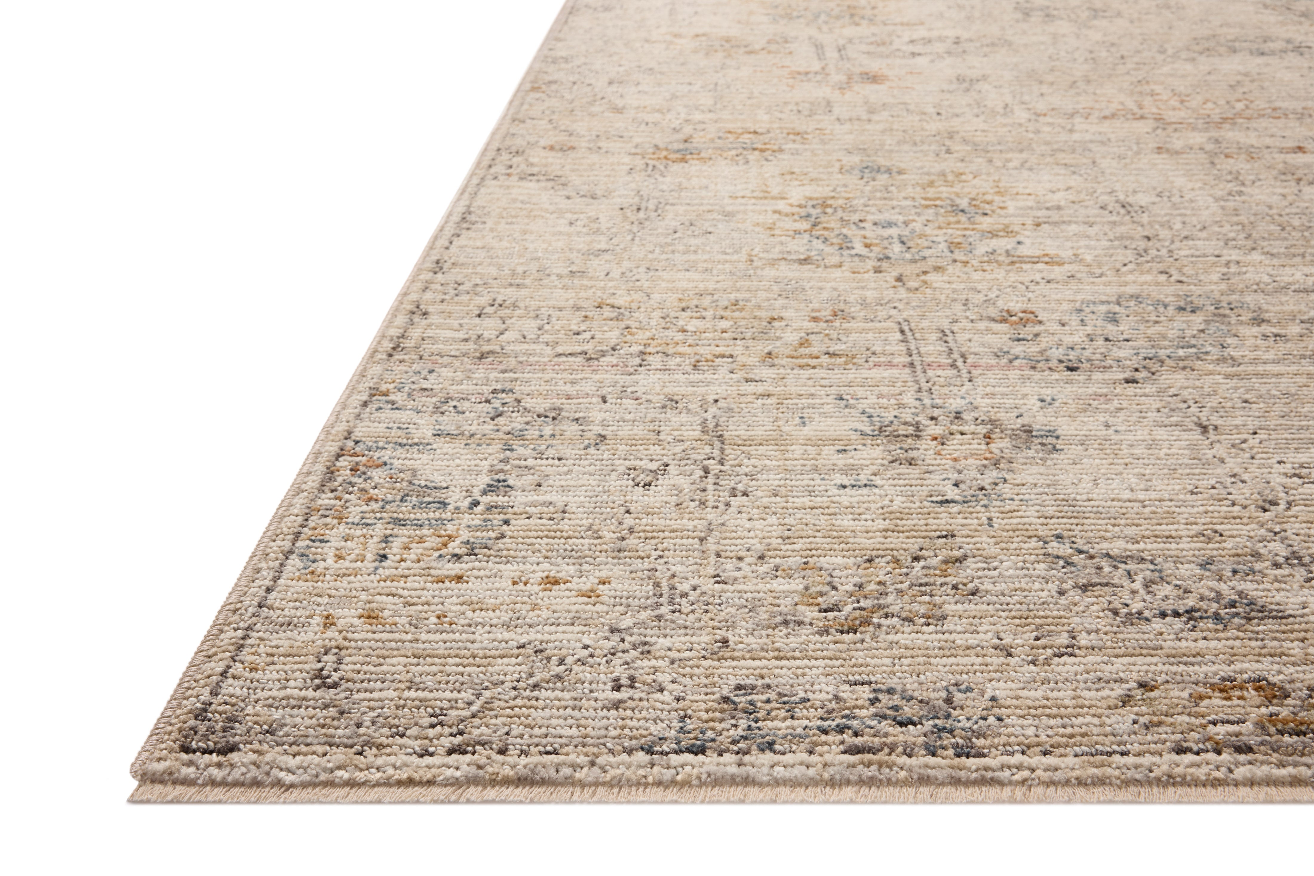 Loloi Milena Ivory / Granite Rug RUGS - synthetic Loloi 18" x 18"