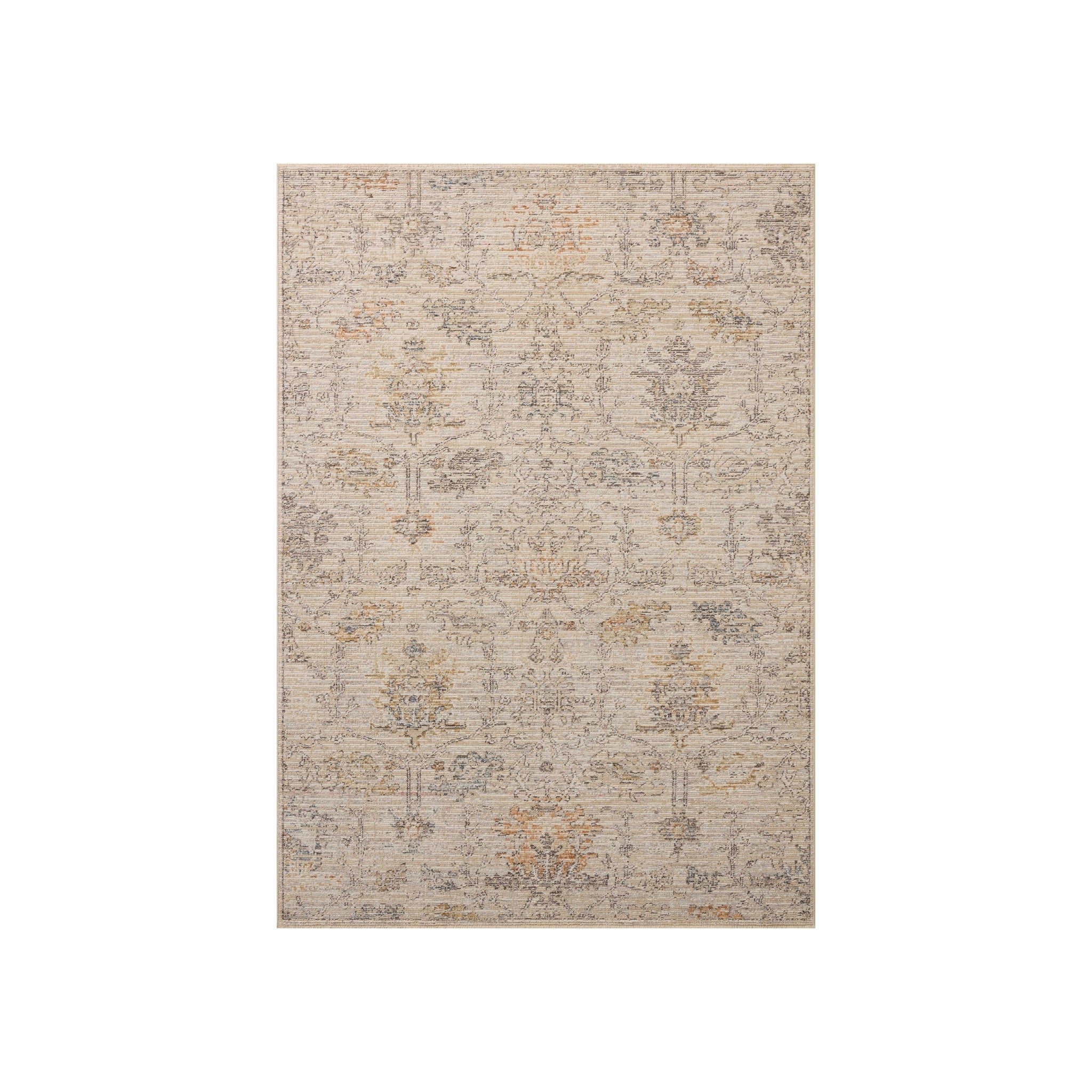 Loloi Milena Ivory / Granite Rug, 18" x 18"
