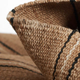 Crescent Broken Stripe Hand Woven Jute Area Rug RUGS - jute Momeni