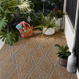 Harbor Natural Diamond Outdoor Rug 5-Rugs - indoor/outdoor Momeni
