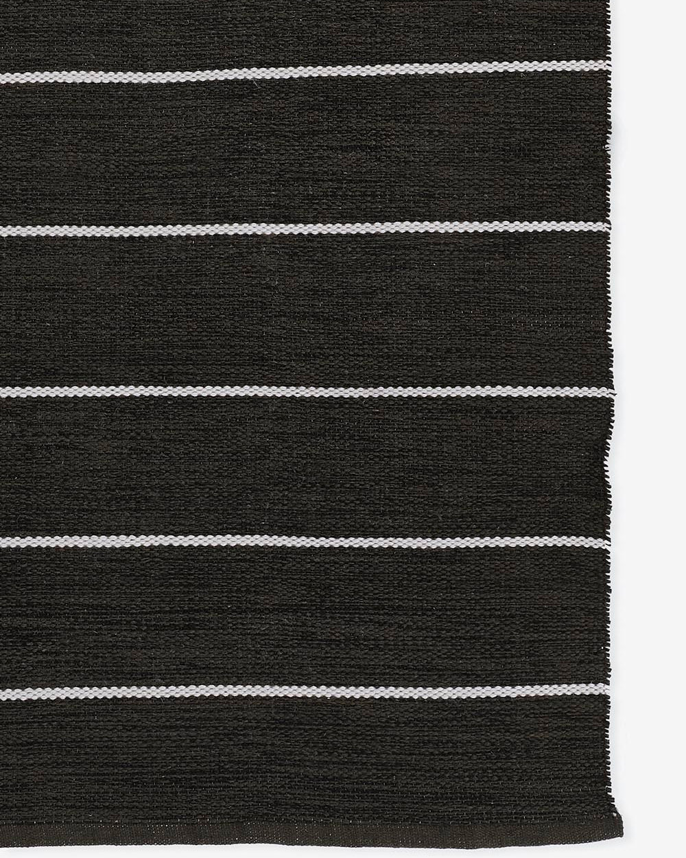Ripple Black Stripe Reversible Rug 5-Rugs - indoor/outdoor Momeni