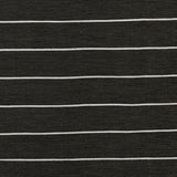 Ripple Black Stripe Reversible Rug