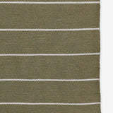 Ripple Green Stripe Reversible Rug