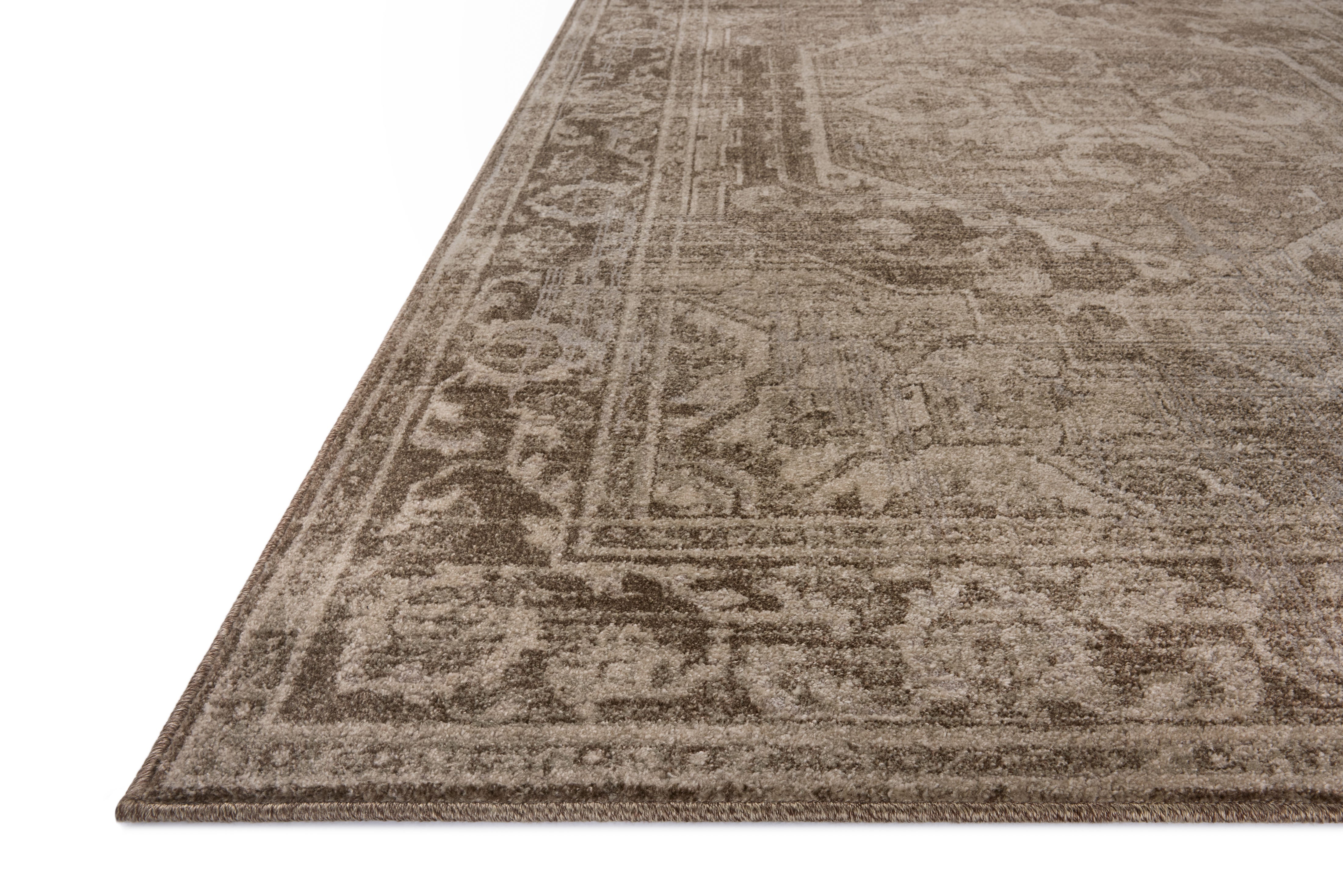 Magnolia Home by Joanna Gaines x Loloi Mona Cocoa / Stone Rug 0-RUGS-jute Loloi