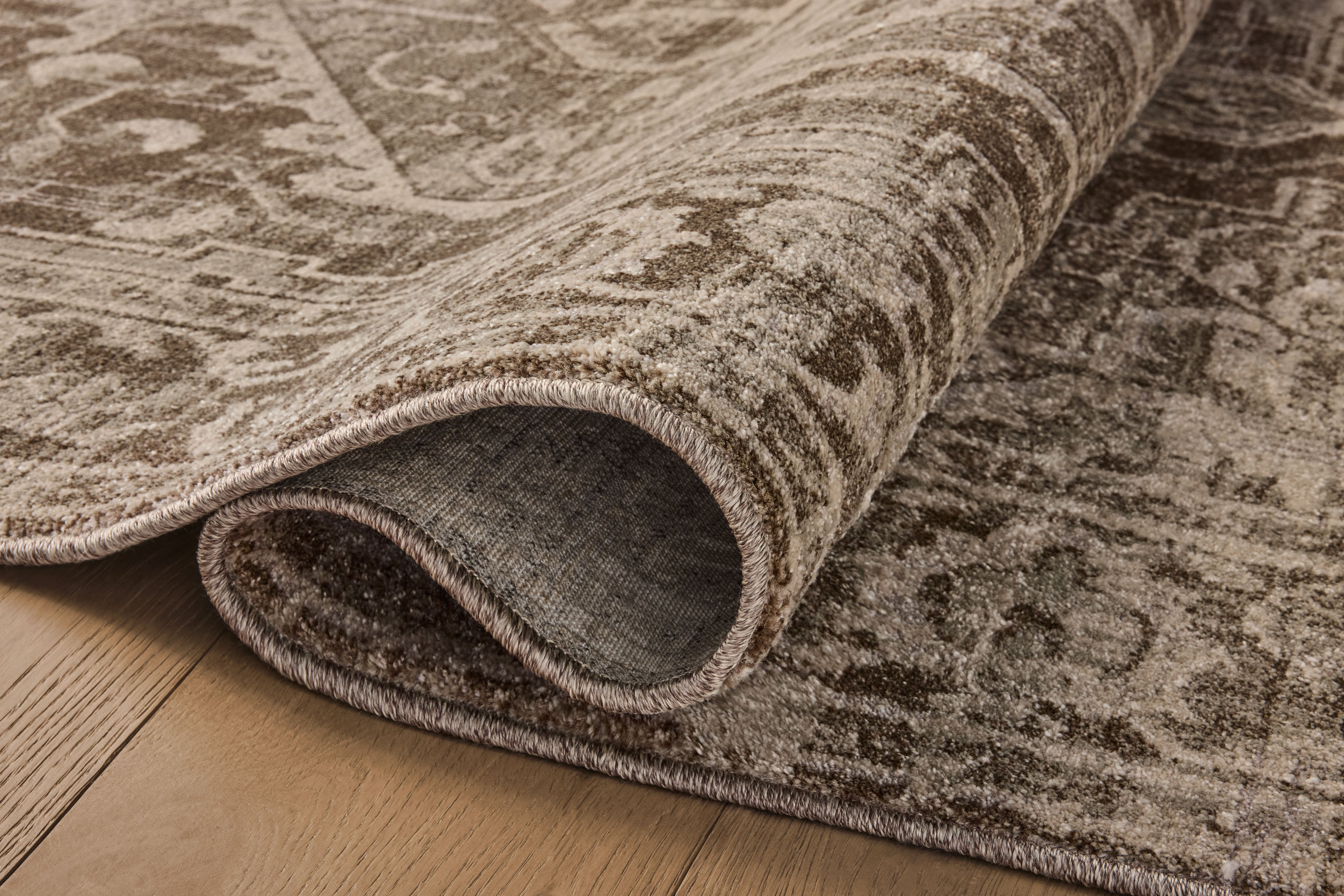 Joanna Gaines x Loloi Mona Cocoa / Stone Rug RUGS - synthetic Loloi