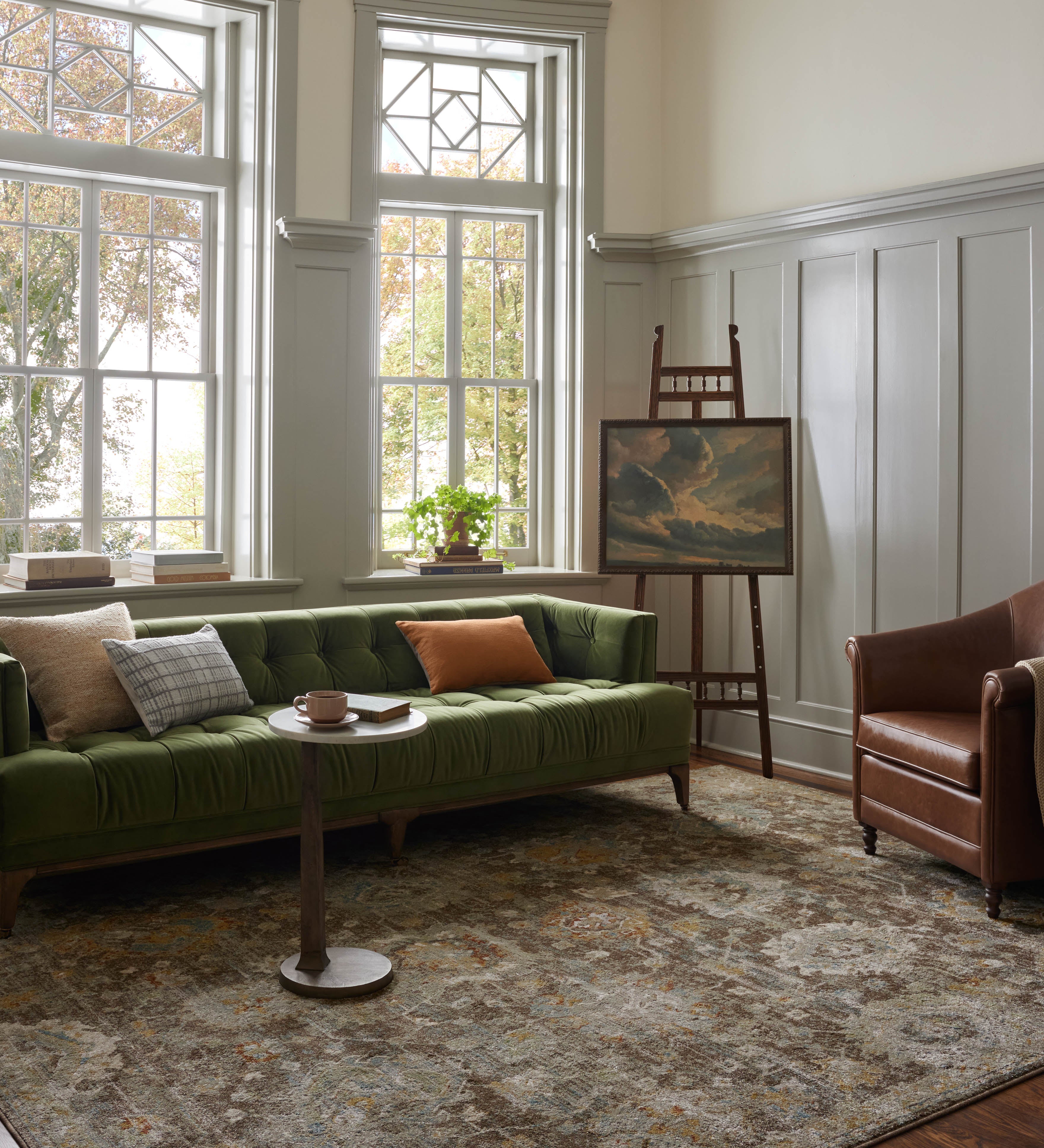 Joanna Gaines x Loloi Mona Bark / Multi Rug RUGS - synthetic Loloi