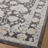 Loloi Monroe Charcoal / Natural Rug 0-RUGS-patterned Loloi