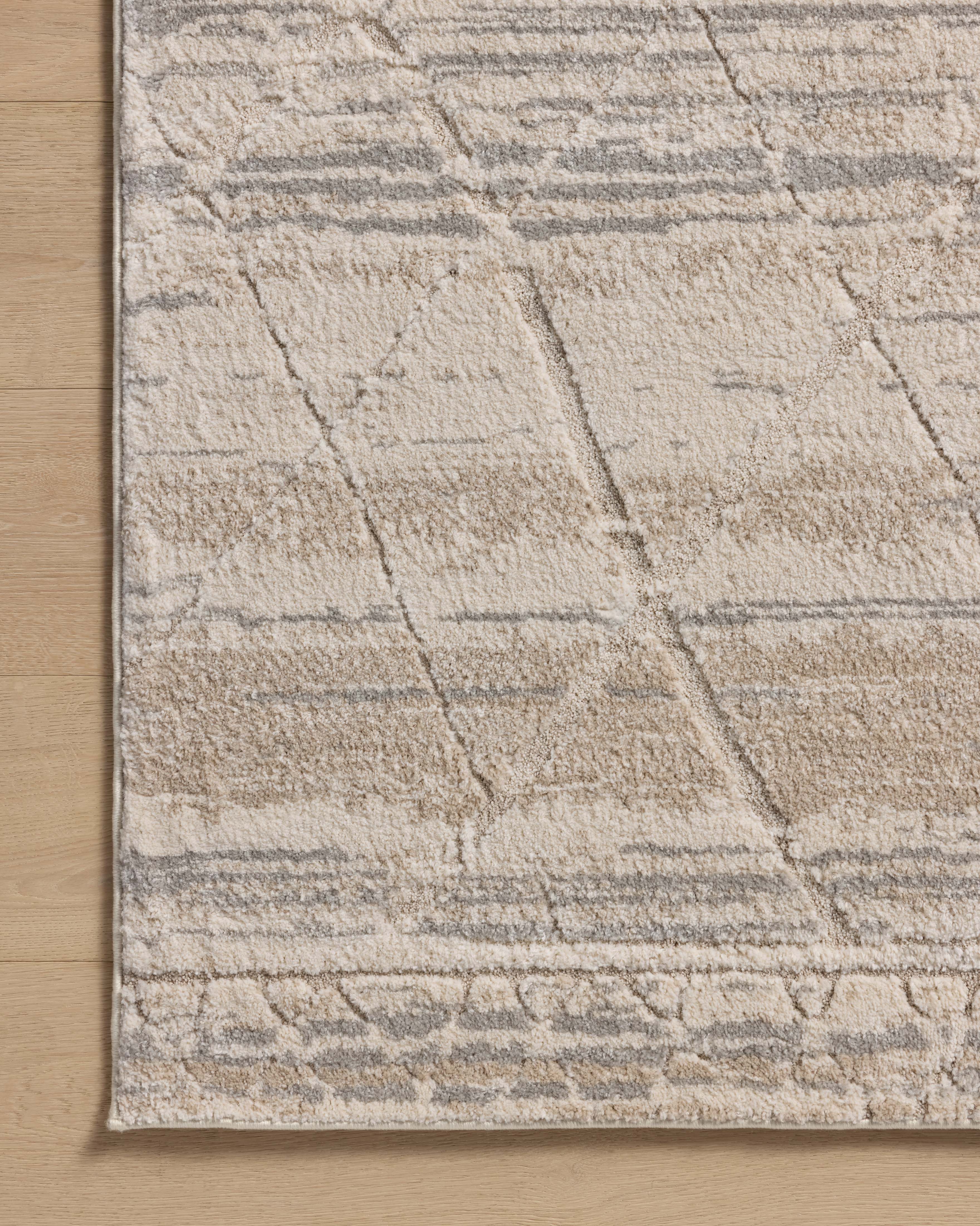Amber Lewis x Loloi Monty Ivory / Natural Rug RUGS - synthetic Loloi