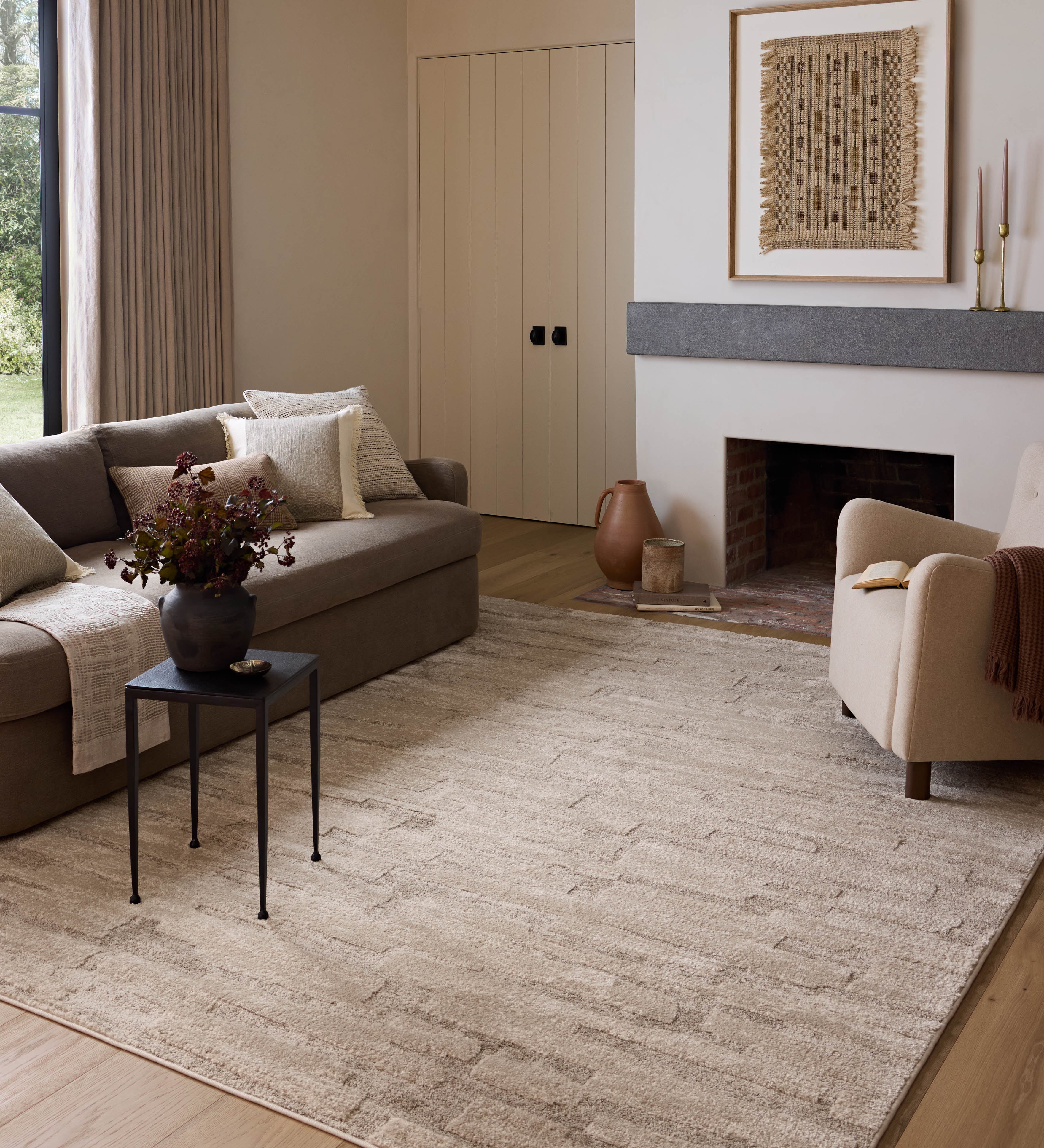Amber Lewis x Loloi Monty Taupe / Beige