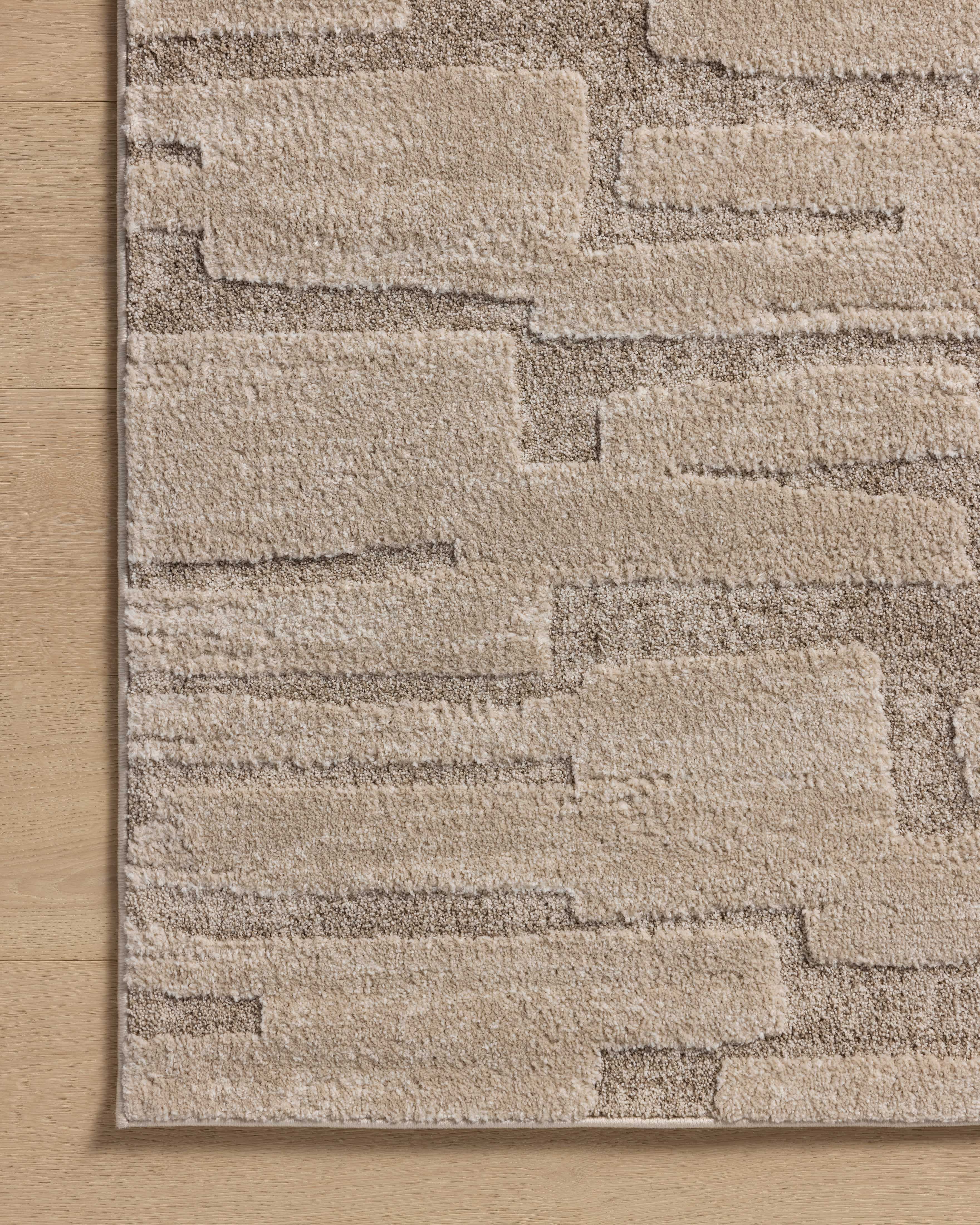 Amber Lewis x Loloi Monty Taupe / Beige Rug RUGS - synthetic Loloi