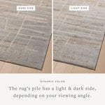 Amber Lewis x Loloi Monty Natural / Mist Rug RUGS - synthetic Loloi
