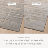 Amber Lewis x Loloi Monty Natural / Mist RUGS - patterned Loloi