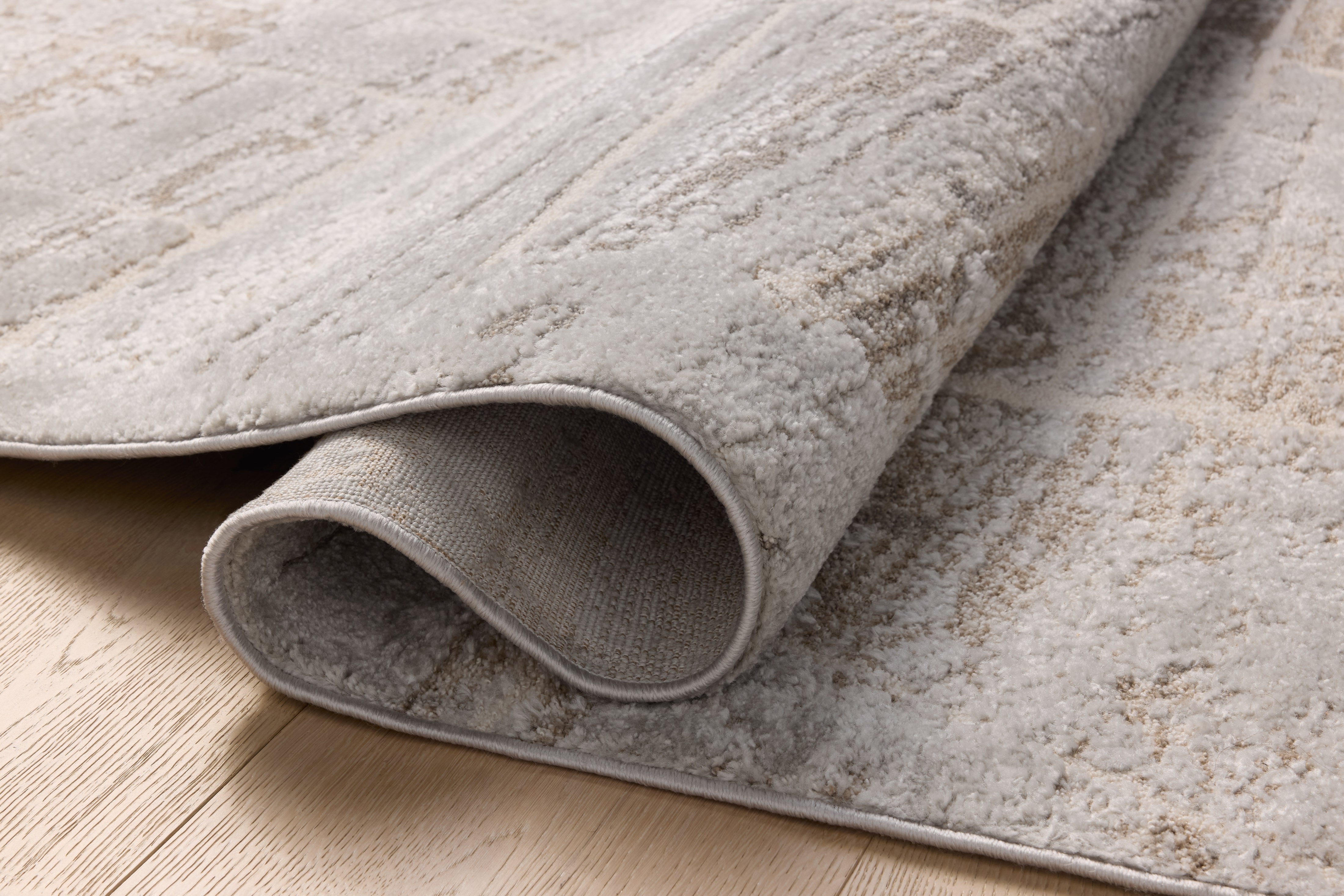 Amber Lewis x Loloi Monty Natural / Mist Rug RUGS - synthetic Loloi