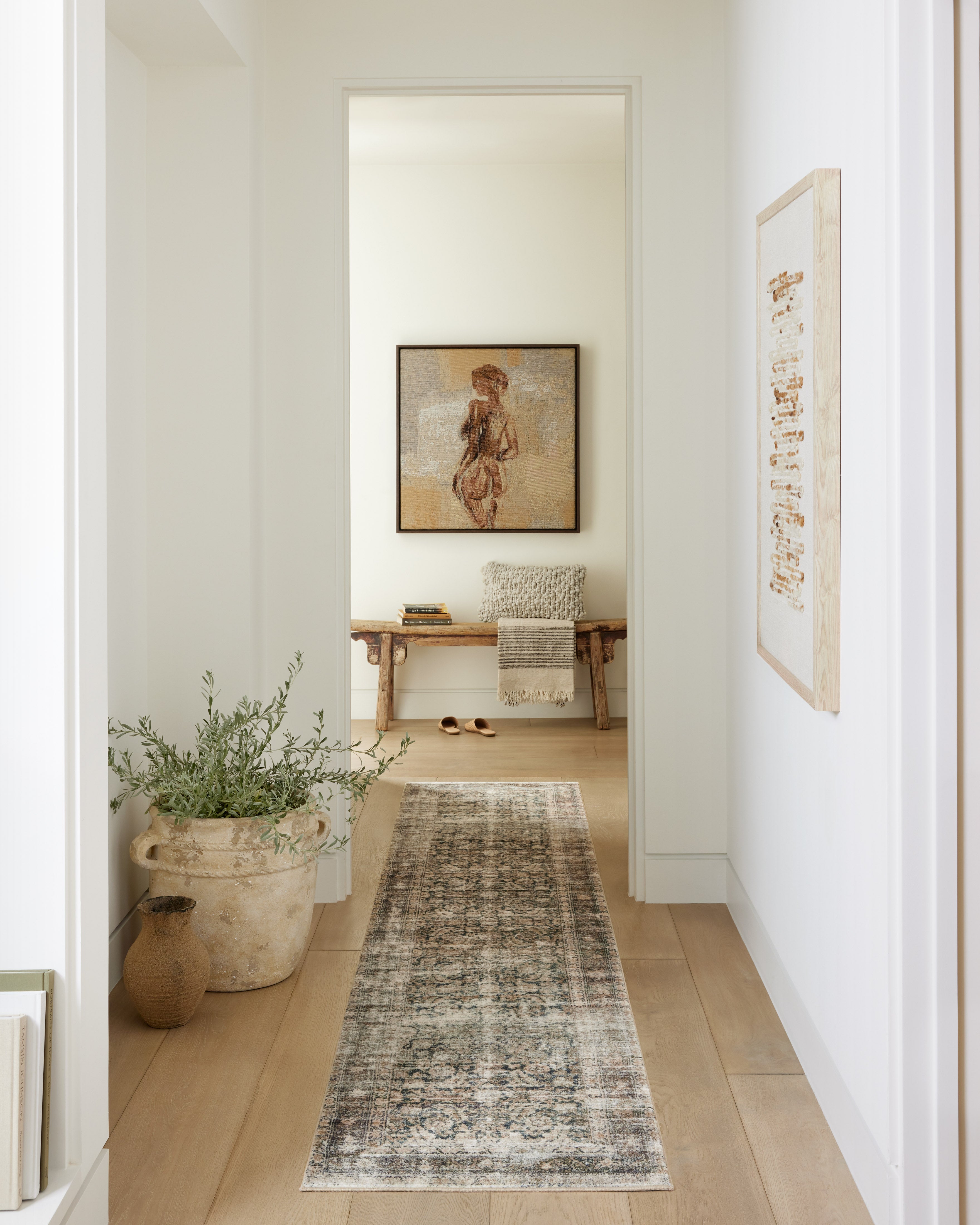 Amber Lewis x Loloi Morgan Navy / Sand Rug RUGS - synthetic Loloi