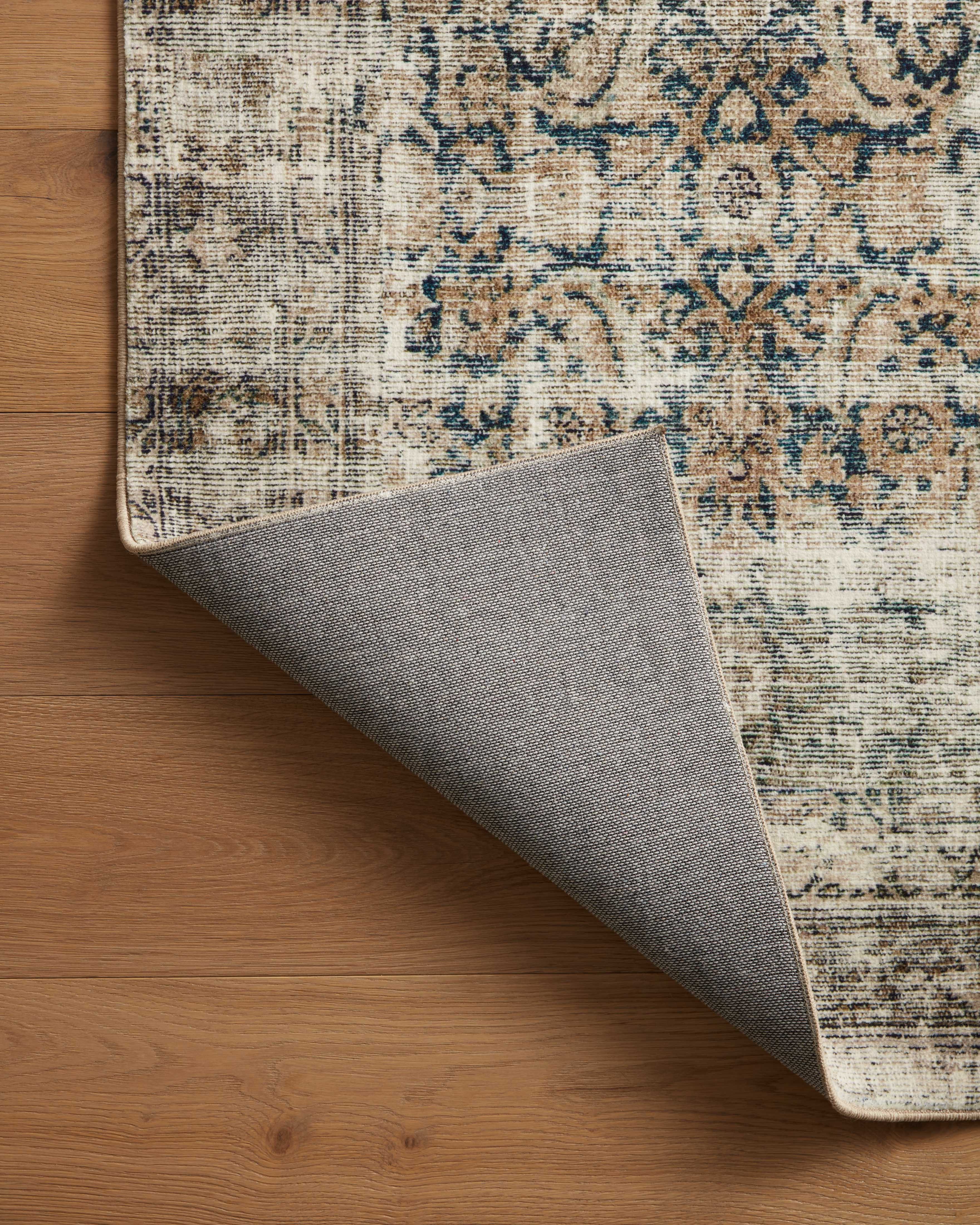 Amber Lewis x Loloi Morgan Navy / Sand Rug RUGS - synthetic Loloi