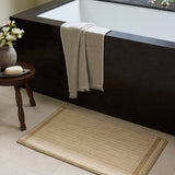 Chris Loves Julia x Loloi Marvin Wheat / Ivory Bath Mat - Rug & Weave