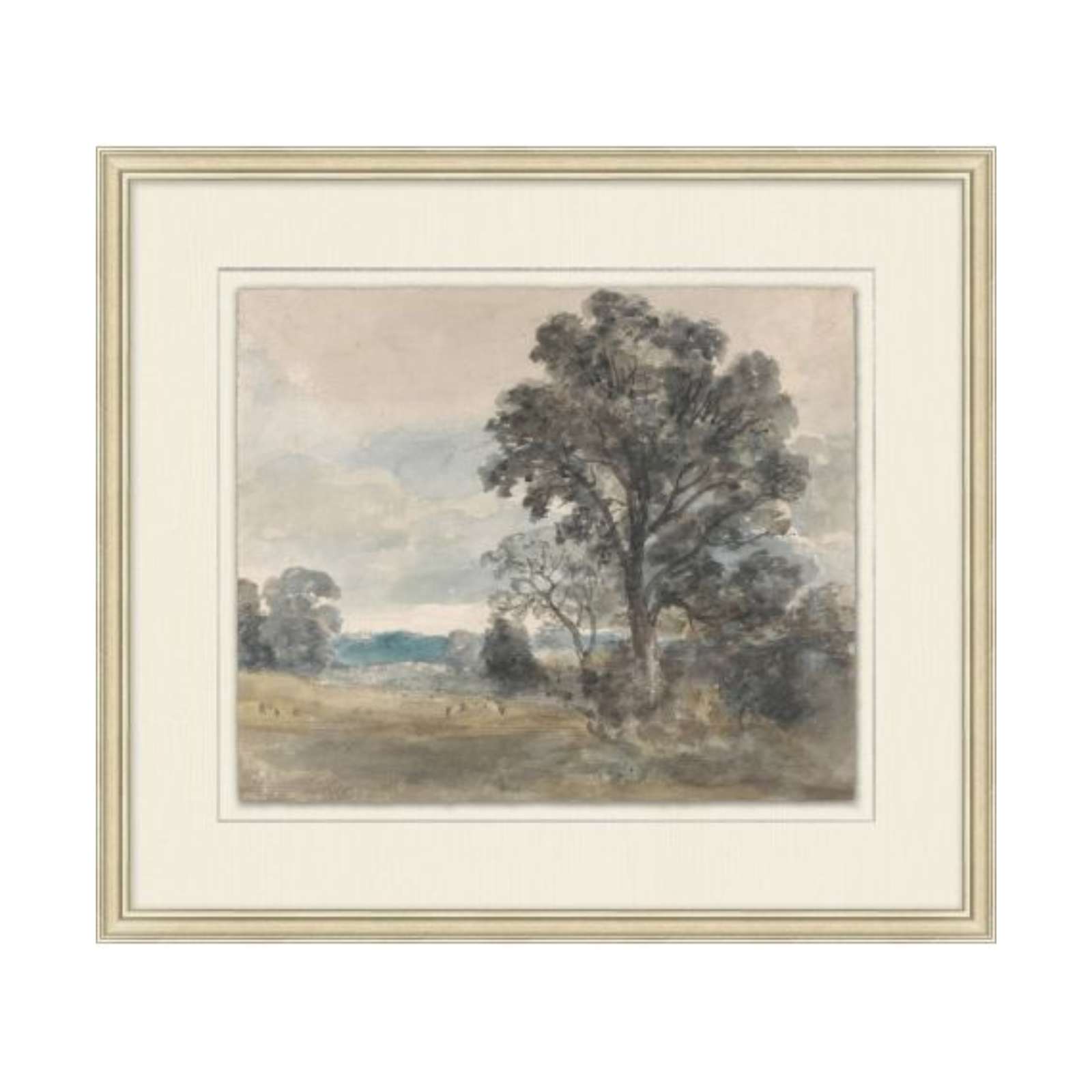 "Traditional Landscape" Framed Art Print - Rug & Weave