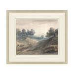 "Traditional Landscape IV" Framed Art Print - Rug & Weave