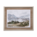 "Mountainous" Framed Wall Art - Rug & Weave