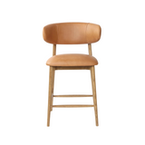 Mila Leather Counter Stool