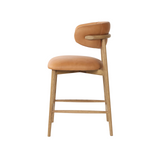 Mila Leather Counter Stool