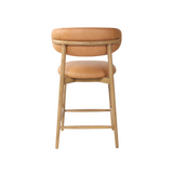 Mila Leather Counter Stool