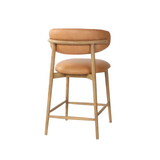 Mila Leather Counter Stool