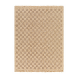 Mitchell Natural Checkered Outdoor Rug