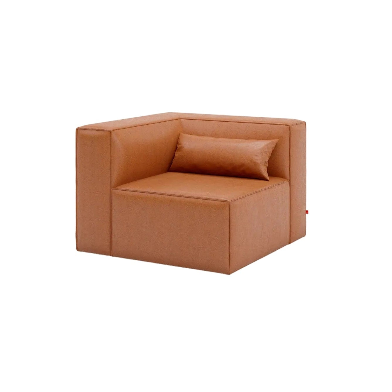 Gus* Modern Mix Modular Corner Piece 8 - b - FURNITURE - modular - mix Gus Vegan Appleskin Leather Cognac