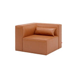 Gus* Modern Mix Modular Corner Piece 8 - b - FURNITURE - modular - mix Gus Vegan Appleskin Leather Cognac