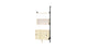 Black Upright / Black Bracket / Blonde Wood