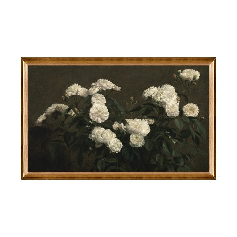 "Roses in Reverie" Framed Art Print ARTWORK - framed print Northwood Collection