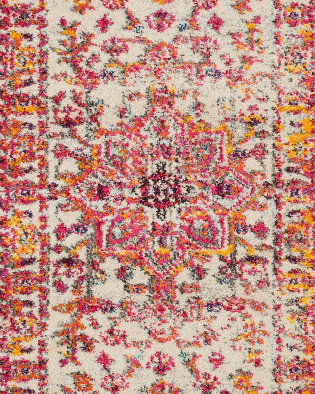Loloi Nadia Ivory / Pink Rug Loloi