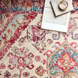 Loloi Nadia Aqua / Pink Rug Loloi