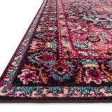 Loloi Nadia Midnight / Pink Rug Loloi