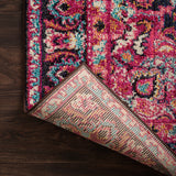 Loloi Nadia Midnight / Pink Rug Loloi