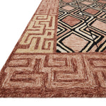 Loloi Nala Rose / Black Rug RUGS - wool Loloi