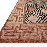 Loloi Nala Rose / Black Rug RUGS - wool Loloi