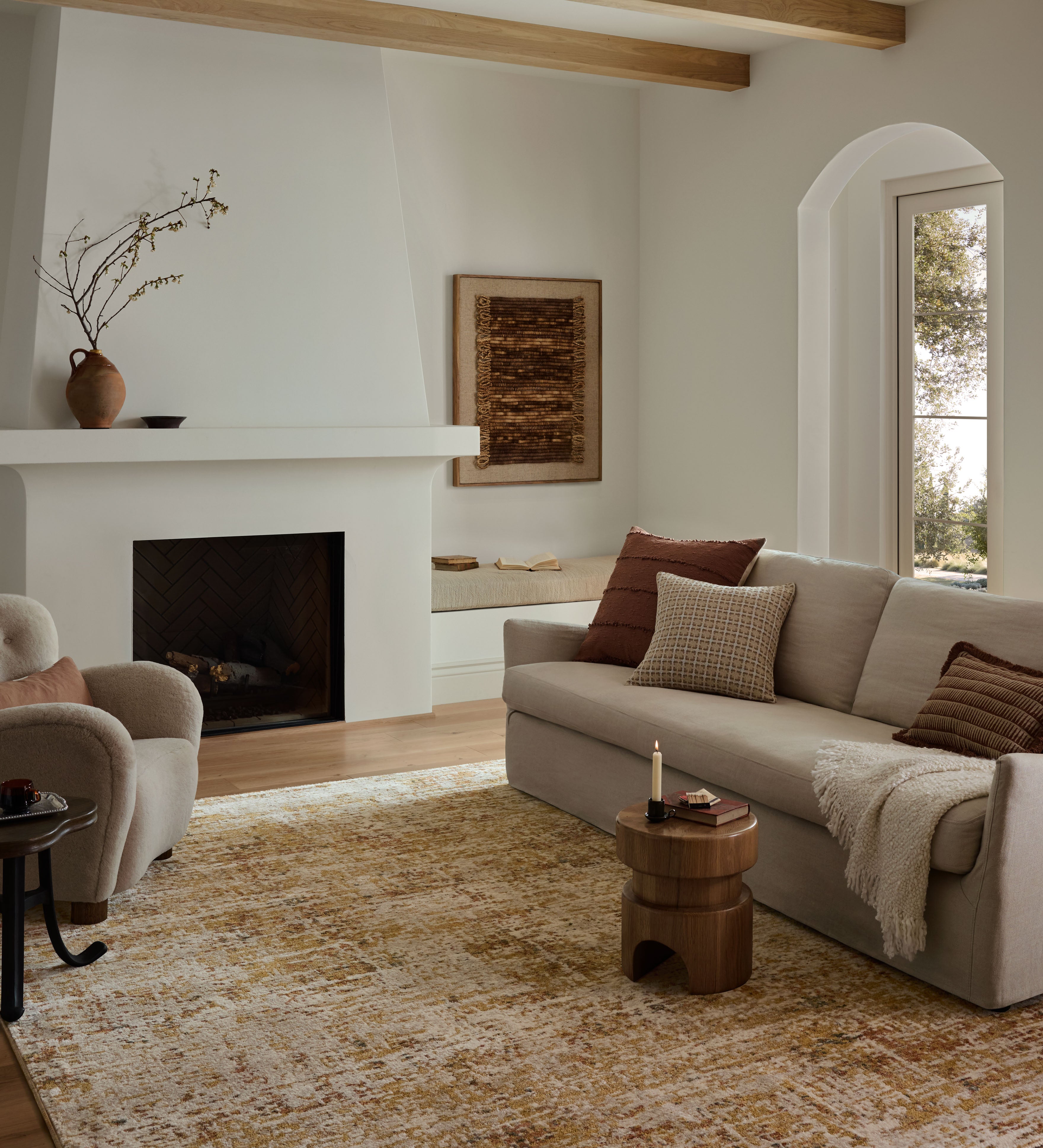Loloi Nellie Sunset / Pebble Rug RUGS - synthetic Loloi