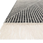 Loloi Newton Charcoal / Ivory Rug patterned rugs Loloi