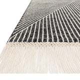 Loloi Newton Charcoal / Ivory Rug patterned rugs Loloi