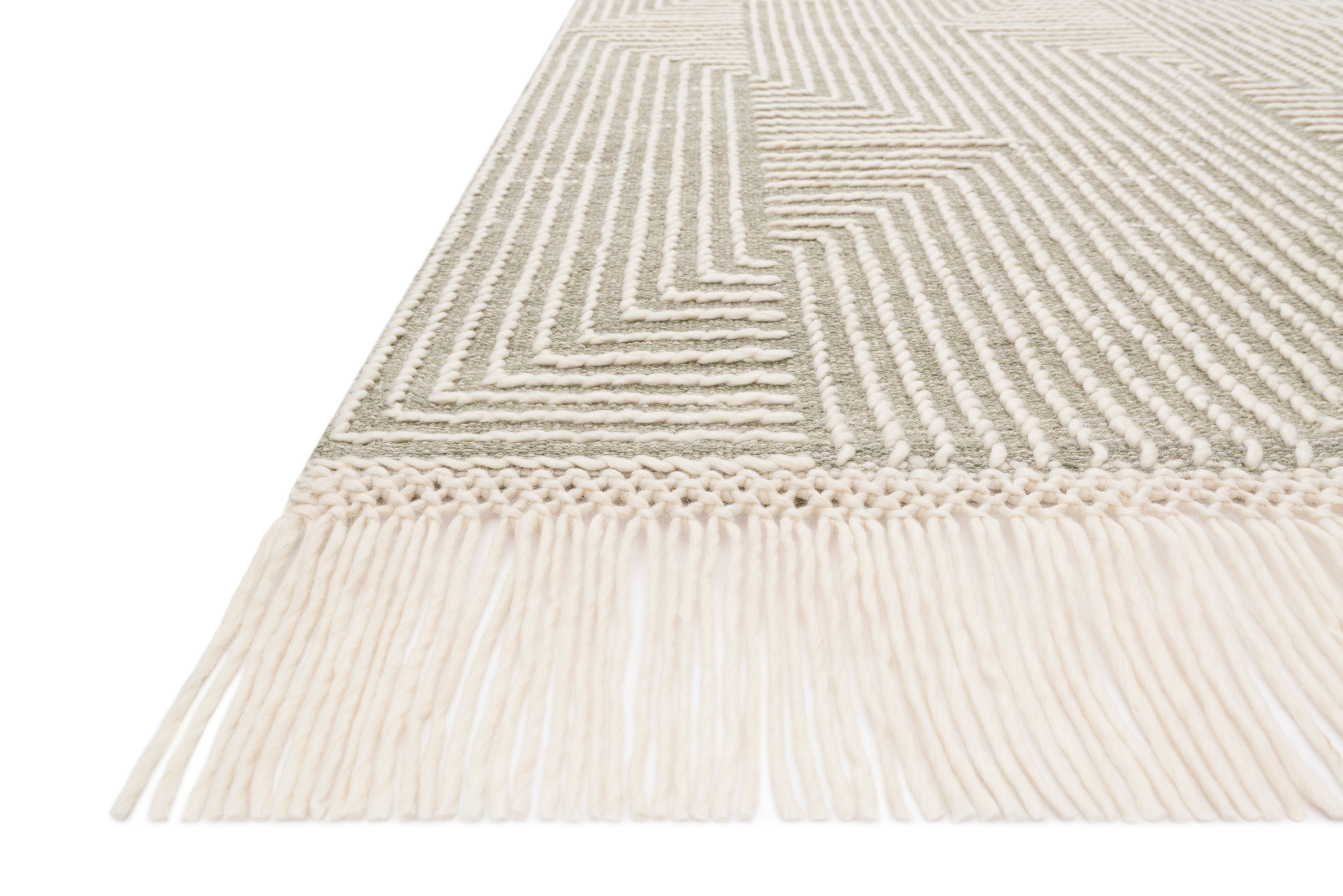 Magnolia Home By Joanna Gaines x Loloi Newton Sage / Ivory Rug RUGS - wool Loloi