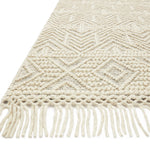 Loloi Noelle Ivory / Black Rug No.1 RUGS - wool Loloi