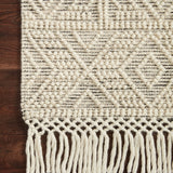 Loloi Noelle Ivory / Black Rug No.1 RUGS - wool Loloi