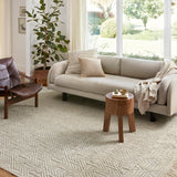 Loloi Noelle Ivory / Black Rug No.1 RUGS - wool Loloi